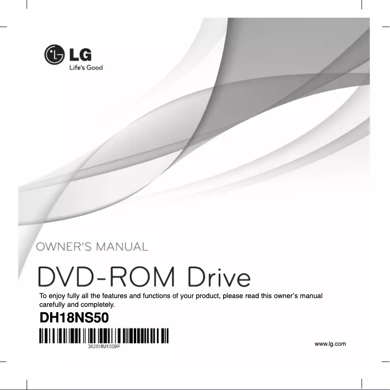 Page 1 de la notice Manuel utilisateur LG DH18NS50