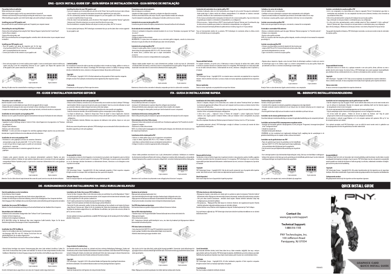 Página 1 del manual Manual de usuario PNY GeForce GTX 1660