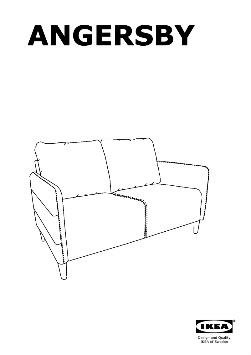 Page 1 de la notice Manuel utilisateur Ikea ANGERSBY 104.691.86