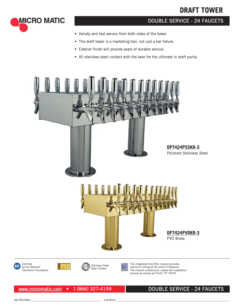Image de la première page du manuel de l'appareil DPT424KR-3