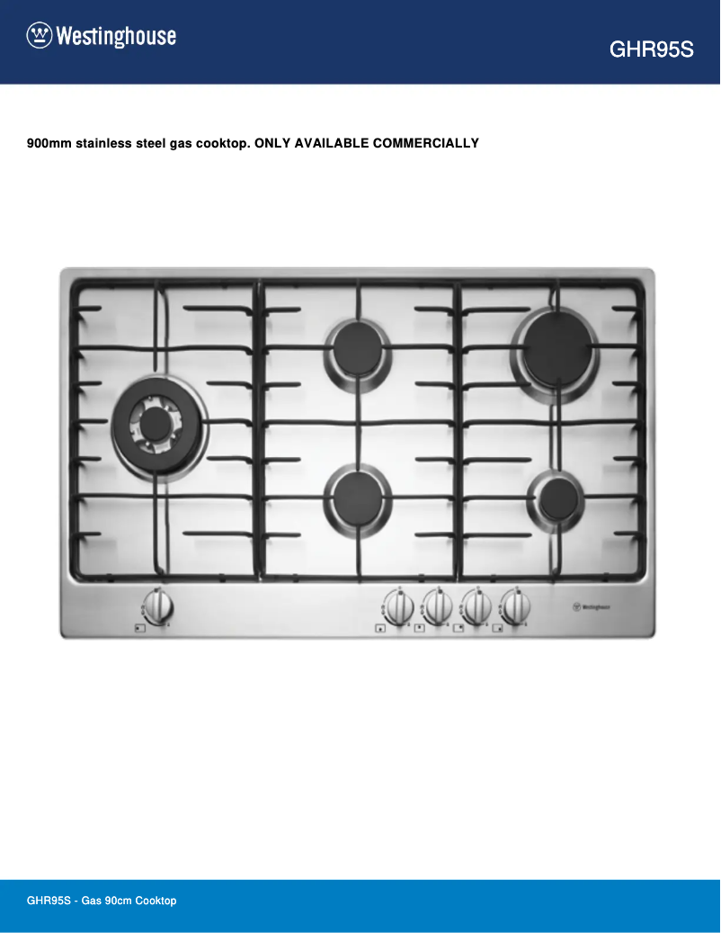 Image de la première page du manuel de l'appareil GHR95S