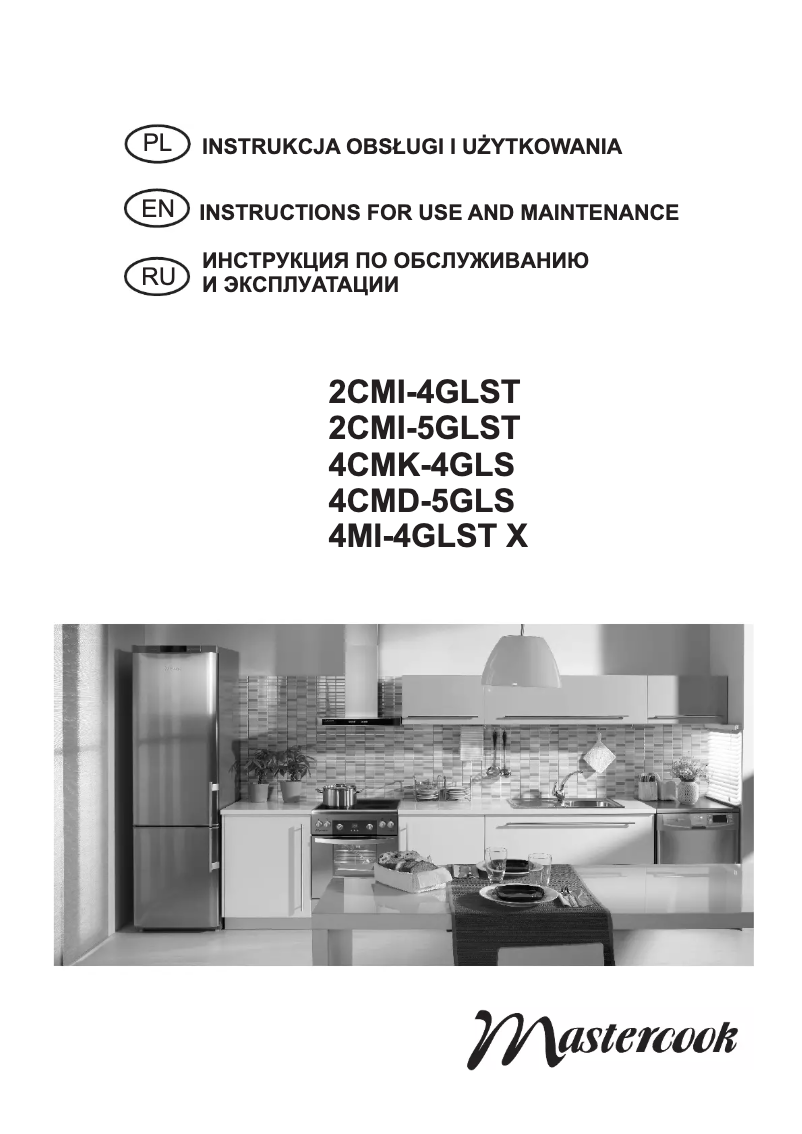 Page n°1 - Manuel utilisateur Mastercook 2CMI-4GLST