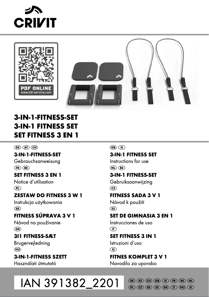 Image de la première page du manuel de l'appareil IAN 391382