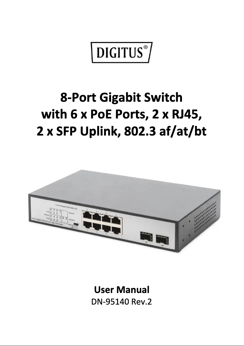 Page n°1 - Manuel utilisateur Digitus DN-95140