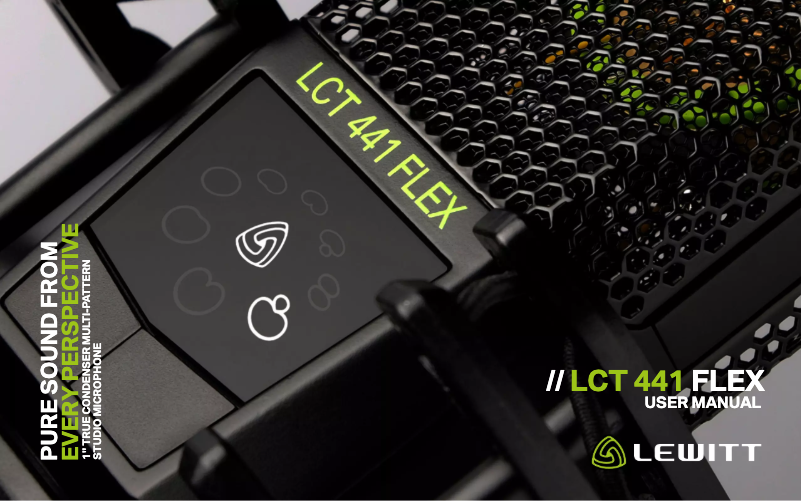 Page n°1 - Manuel utilisateur Lewitt LCT 441 FLEX
