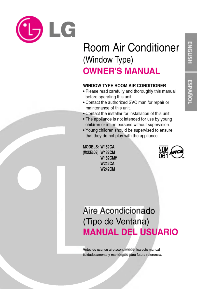 Page n°1 - Manuel utilisateur LG NWC183MBMM2