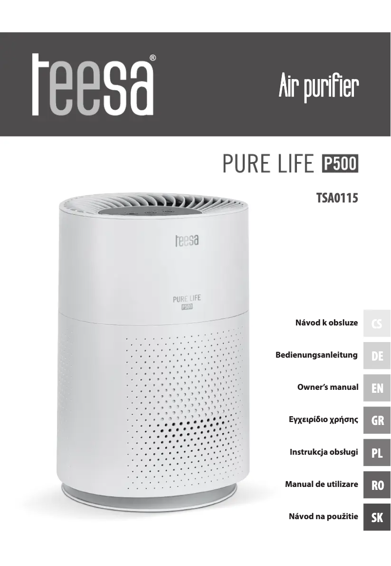Page 1 de la notice Manuel utilisateur Teesa Pure Life P500 TSA0115
