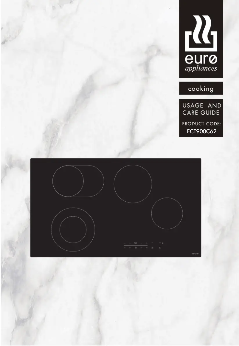 Page 1 de la notice Manuel utilisateur Euro Appliances ECT900C62