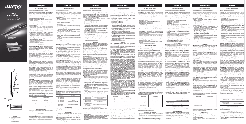 Image de la première page du manuel de l'appareil Diamon iPro 235 ST388E