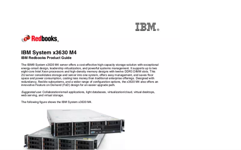 Page 1 de la notice Manuel utilisateur IBM System x 3630 M4