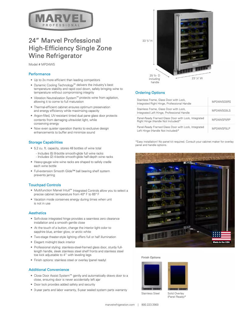 Image de la première page du manuel de l'appareil MP24WSF5RP