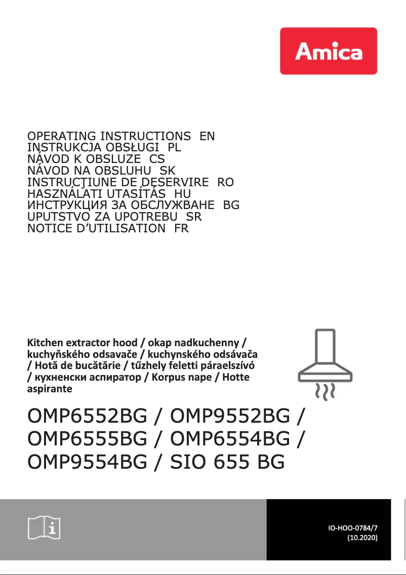 Page 1 de la notice Manuel utilisateur Amica SIO 655 BG