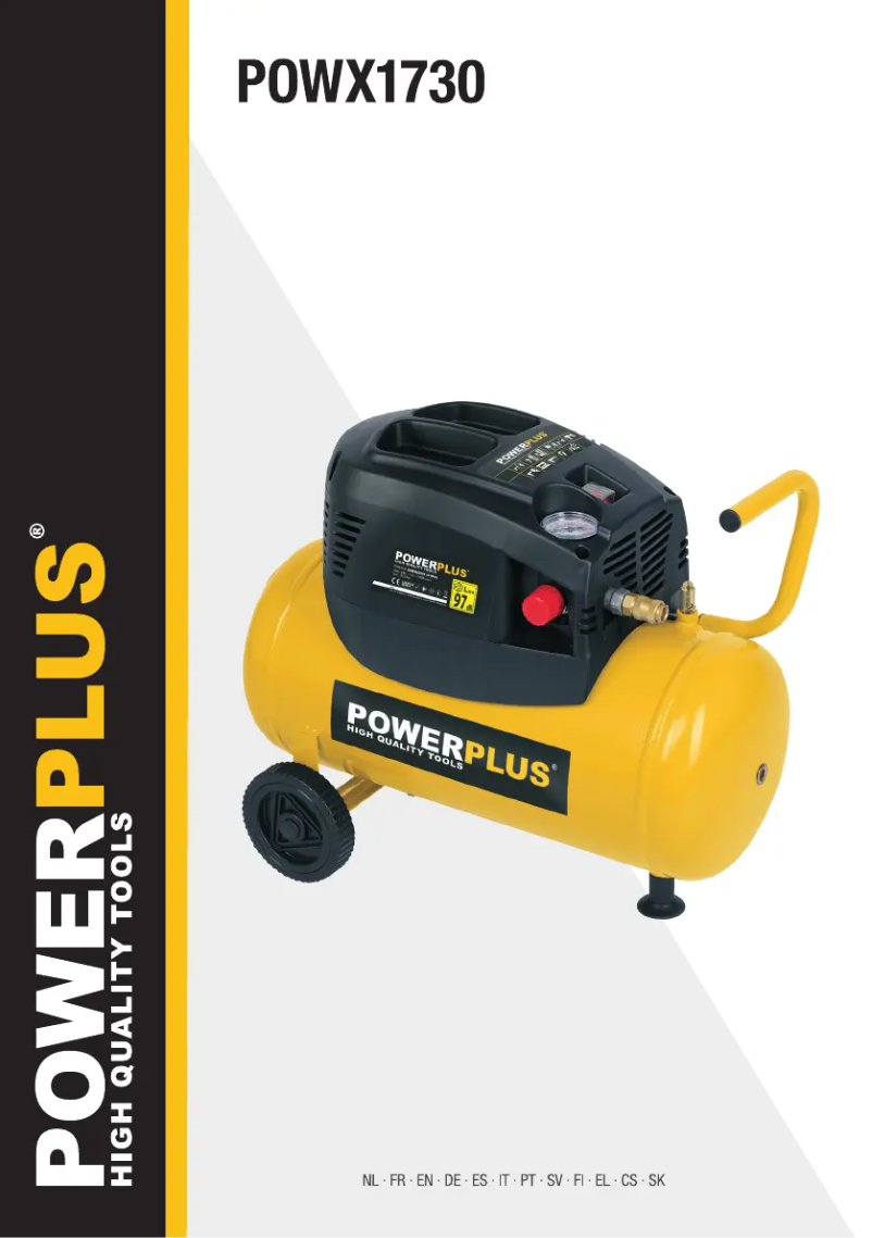 Page n°1 - Manuel utilisateur PowerPlus POWX1730