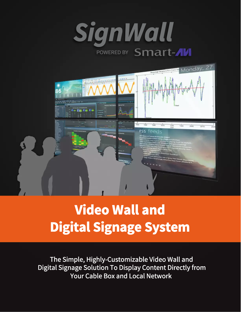 Page 1 de la notice Manuel utilisateur Smart-AVI SignWall