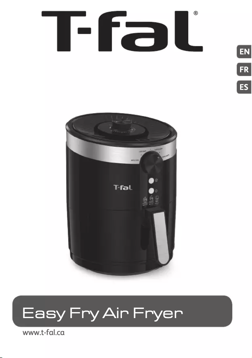 Image de la première page du manuel de l'appareil Easy Fry Air Fryer EY1208