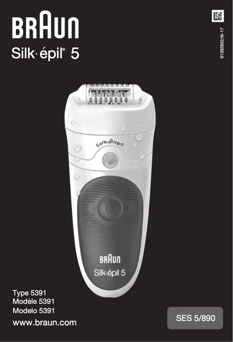 Página 1 del manual Manual de usuario Braun Silk-epil 5318