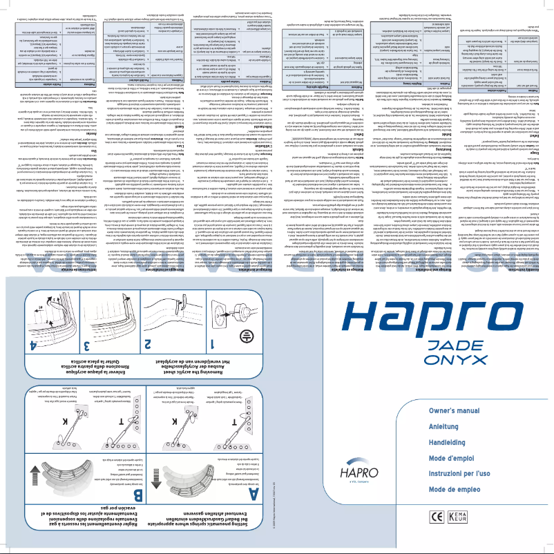 Image de la première page du manuel de l'appareil Jade