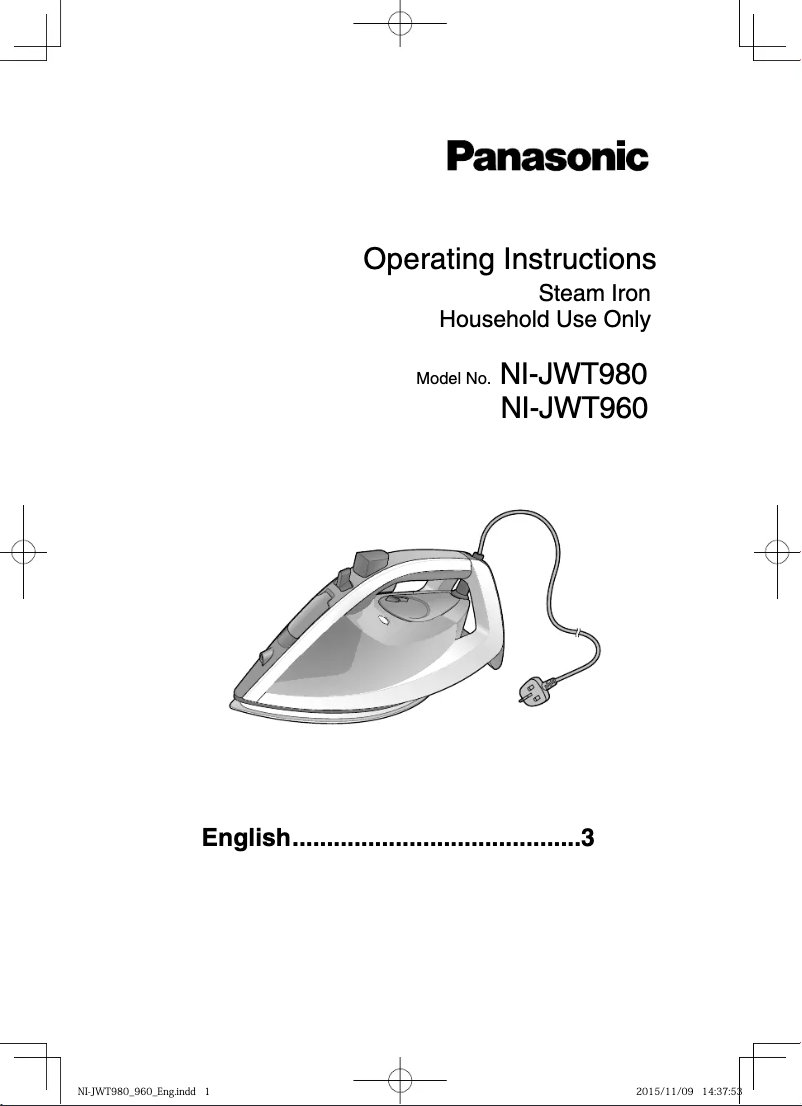 Imagen de la primera página del manual del dispositivo NI-JWT960