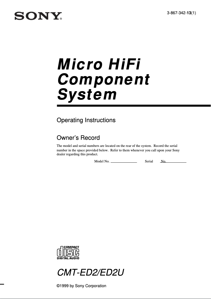 Imagen de la primera página del manual del dispositivo CMT-ED2