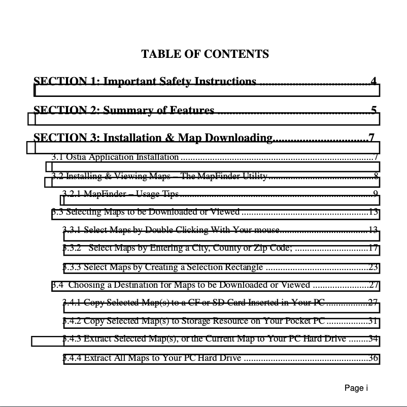 Image de la première page du manuel de l'appareil iGPS-180