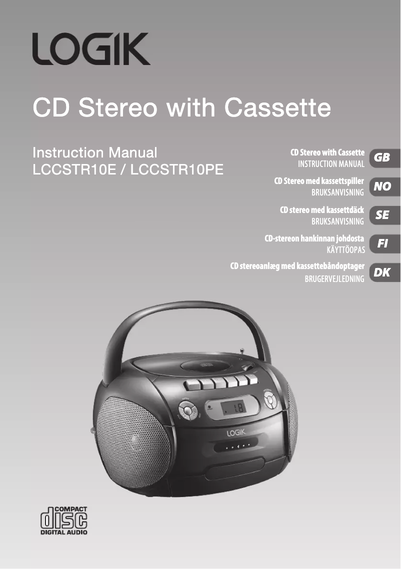 Image de la première page du manuel de l'appareil LCCSTR10E