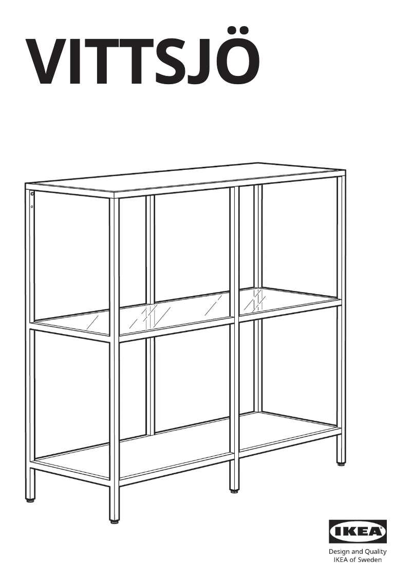 Imagen de la primera página del manual del dispositivo VITTSJÖ 903.058.03