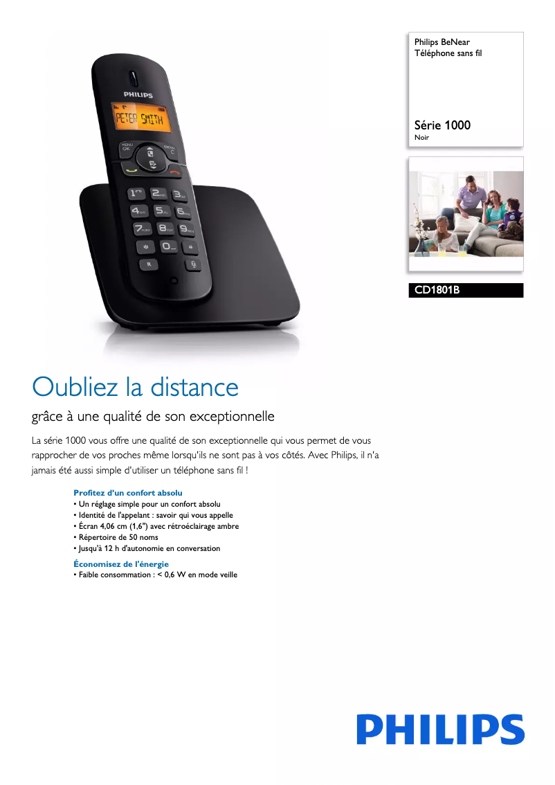 Imagen de la primera página del manual del dispositivo BeNear CD1801B