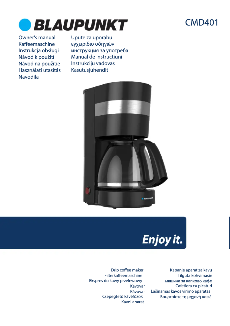 Page 1 de la notice Manuel utilisateur Blaupunkt CMD401