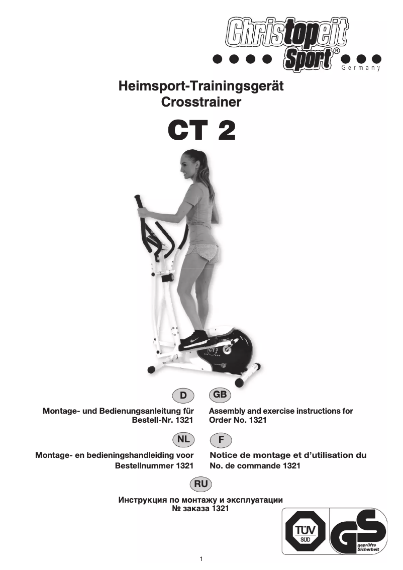 Page n°1 - Manuel utilisateur Christopeit CT 2