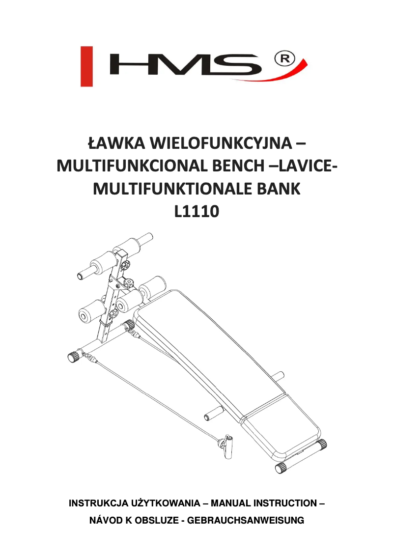 Page n°1 - Manuel utilisateur HMS Premium L1110