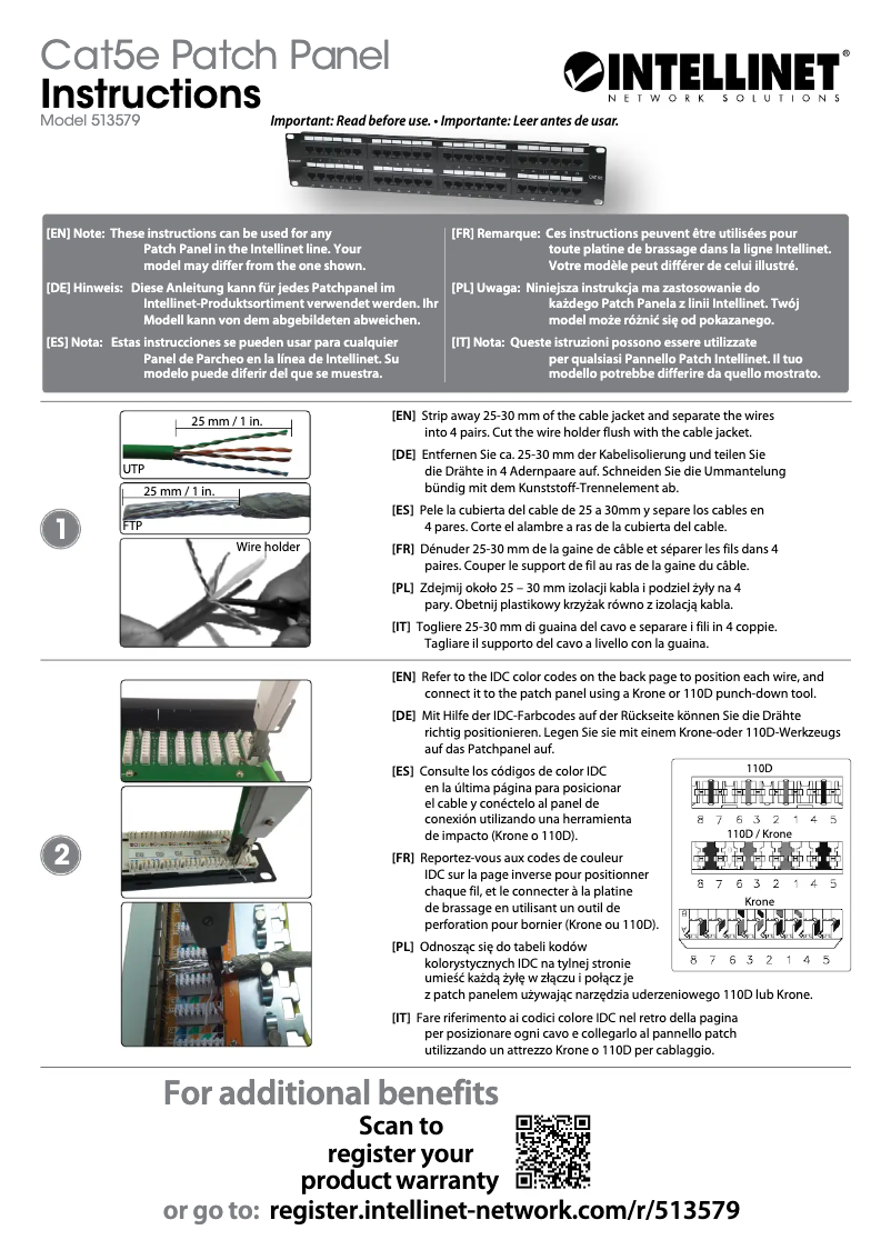 Página 1 del manual Manual de usuario Intellinet 513579