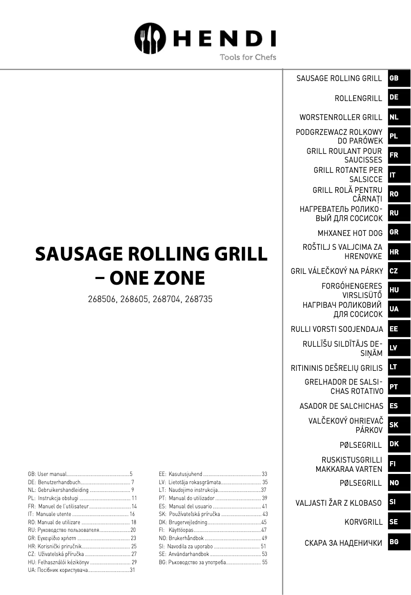 Image de la première page du manuel de l'appareil 268506