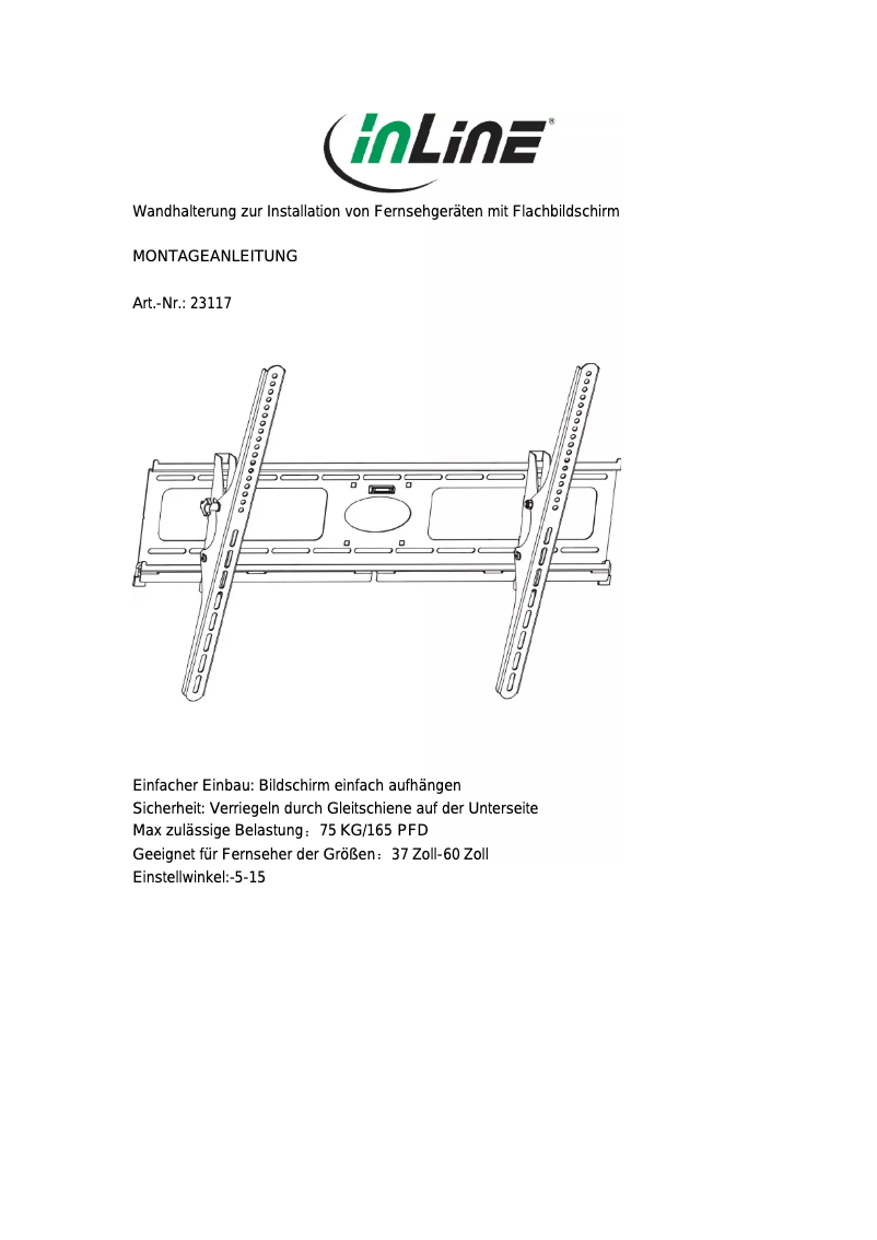 Image de la première page du manuel de l'appareil 23117