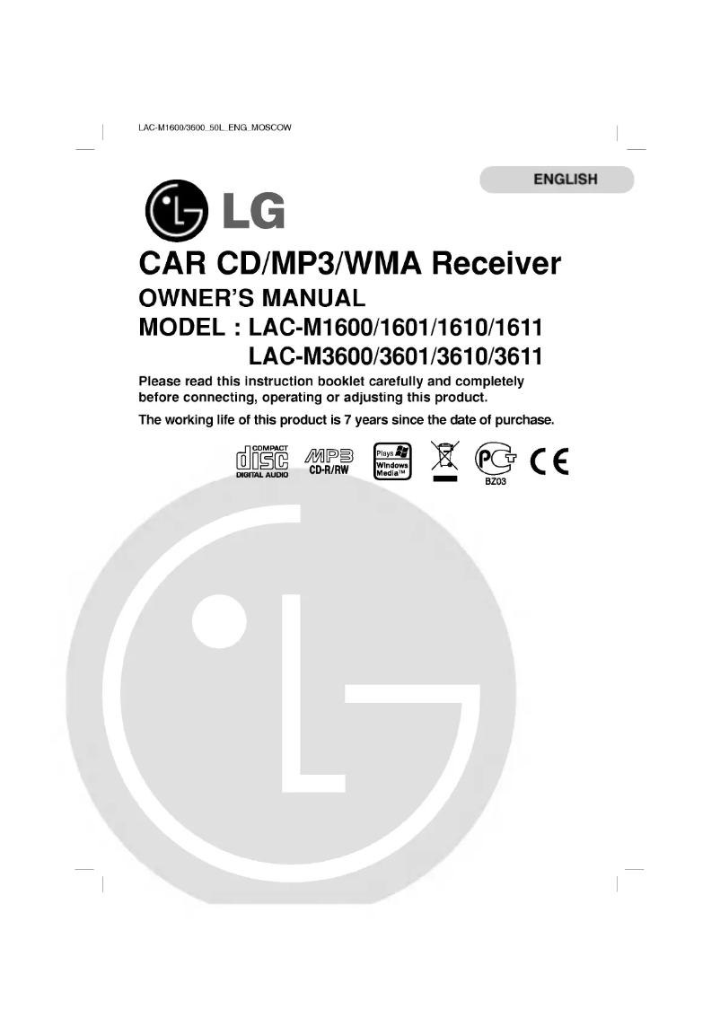 Imagen de la primera página del manual del dispositivo LAC-M3611