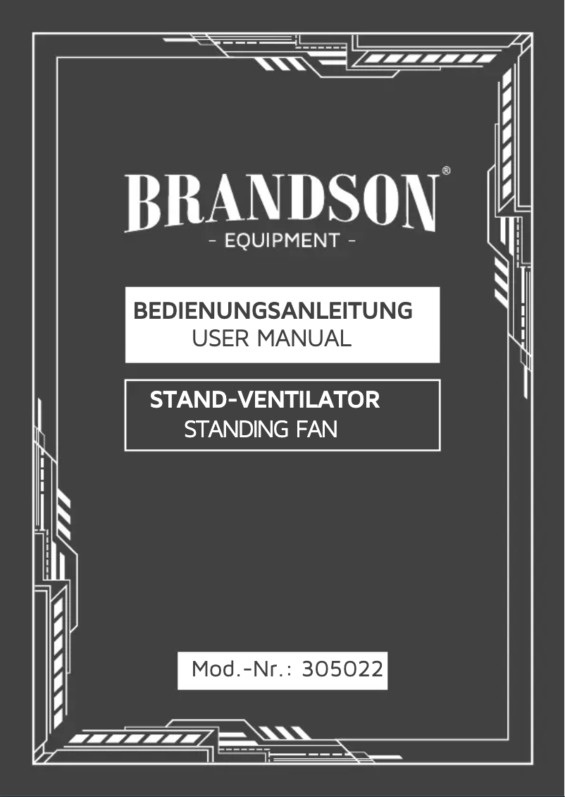 Page 1 de la notice Manuel utilisateur Brandson 305022