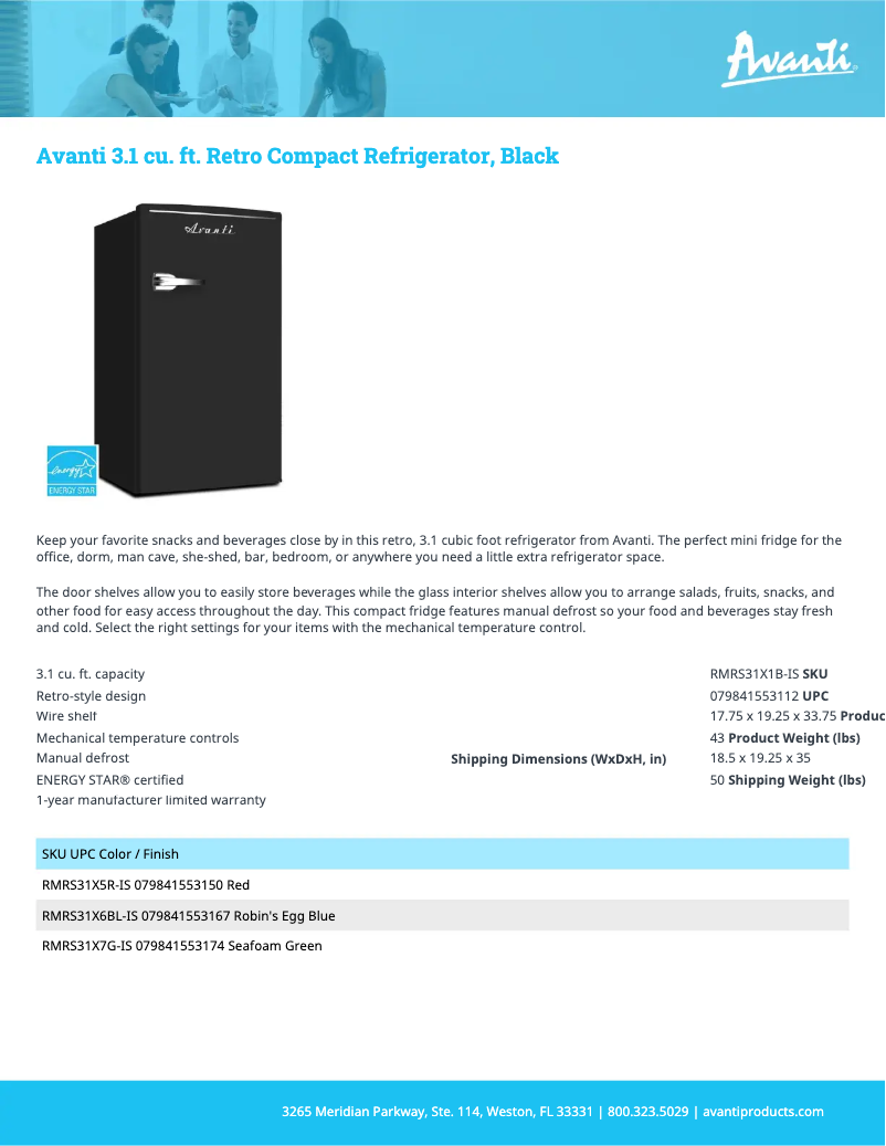 Image de la première page du manuel de l'appareil RMRS31X1B-IS