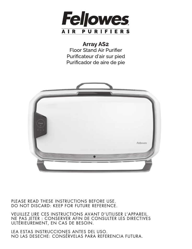 Image de la première page du manuel de l'appareil Array AS2