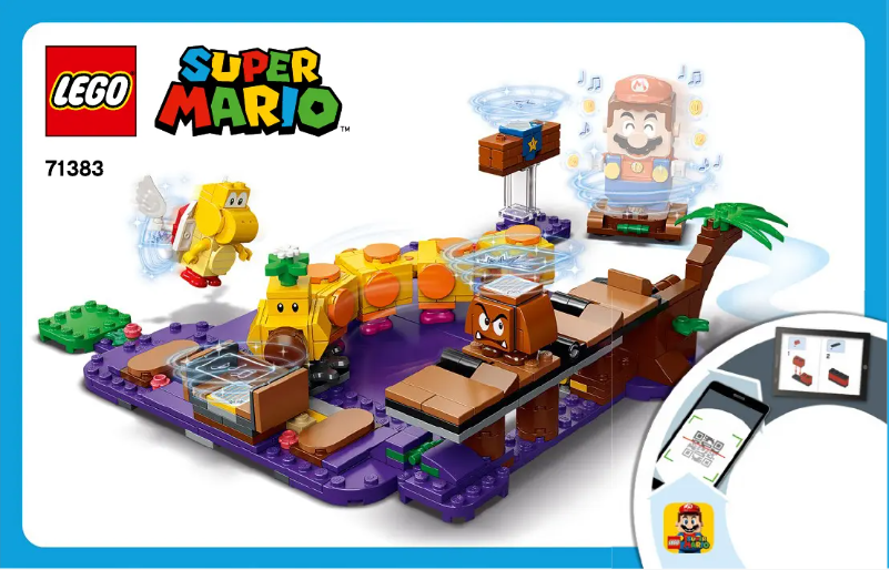 Page 1 de la notice Manuel utilisateur Lego Super Mario 71383