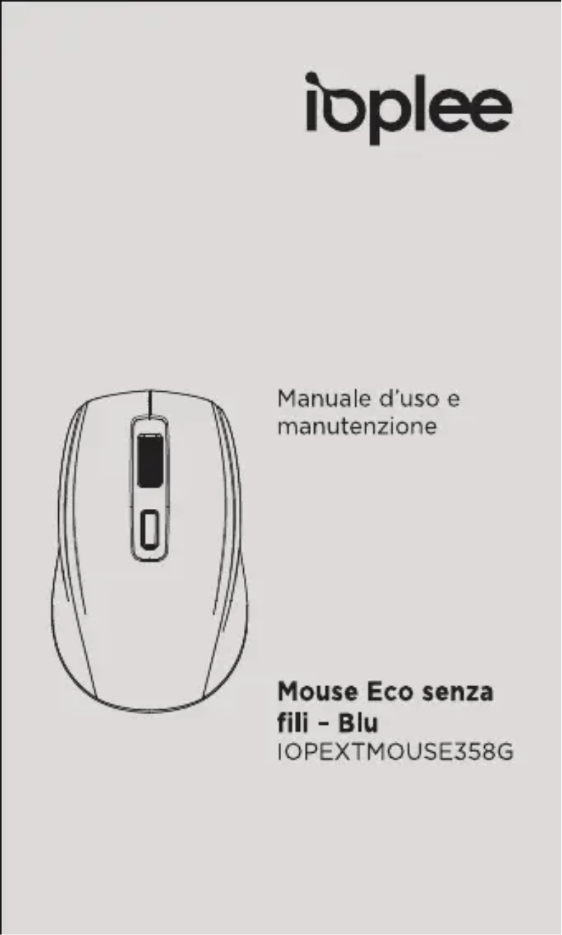 Image de la première page du manuel de l'appareil IOPEXT358G