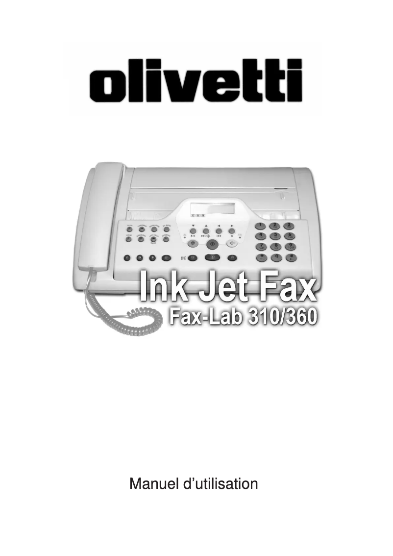 Image de la première page du manuel de l'appareil Fax-Lab 360 SMS
