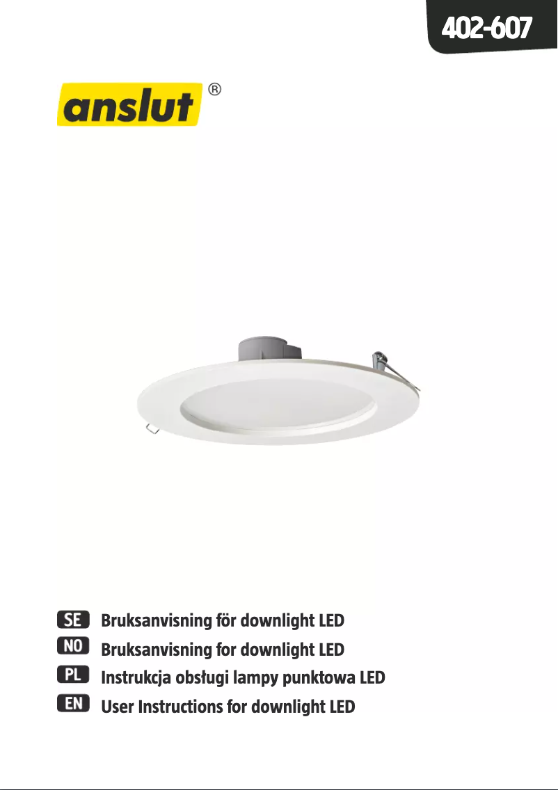 Image de la première page du manuel de l'appareil 402-607