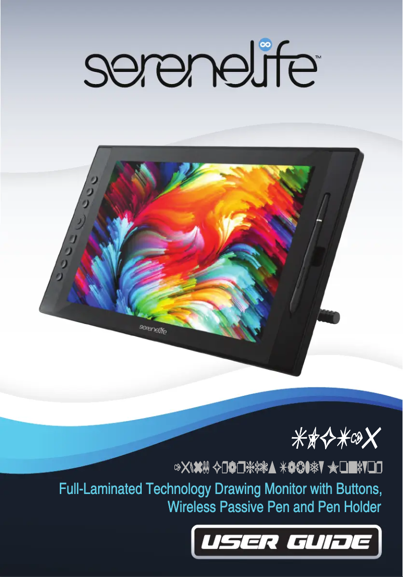 Image de la première page du manuel de l'appareil SereneLife SLGT15