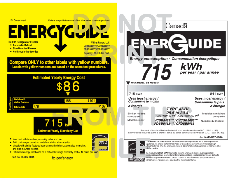 Image de la première page du manuel de l'appareil VCSB5483SS