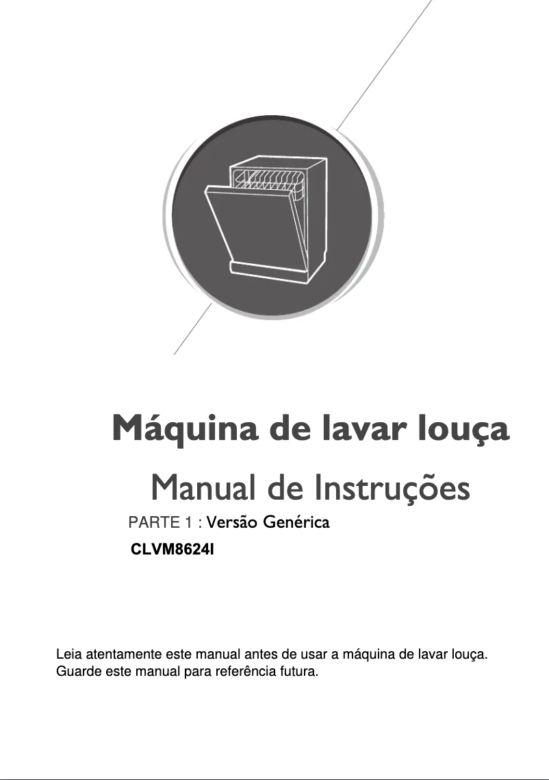 Image de la première page du manuel de l'appareil CLVM8624I