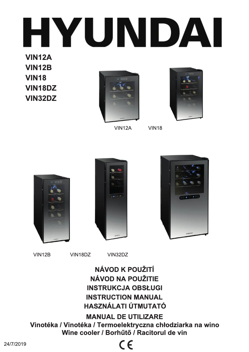Page 1 de la notice Manuel utilisateur Hyundai VIN 18 DZ