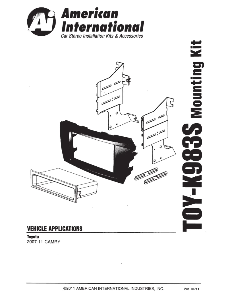 Page n°1 - Manuel utilisateur American International TOYK983S