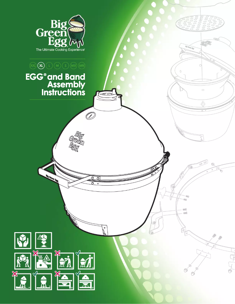 Página 1 del manual Manual de usuario Big Green Egg XLarge
