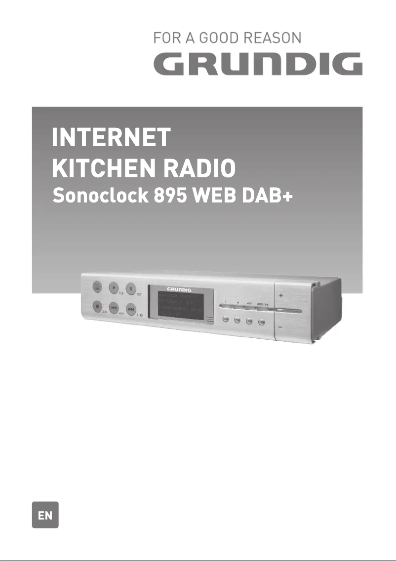 Page n°1 - Manuel utilisateur Grundig Sonoclock 895 WEB DAB+