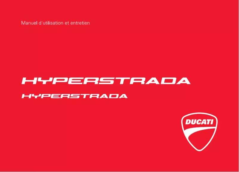 Page 1 of the manual User Manual Ducati Hyperstrada (2013)