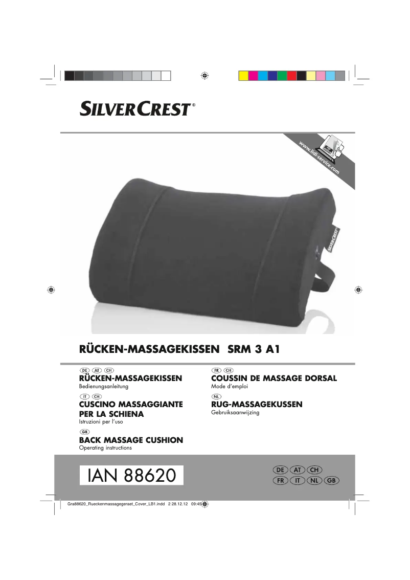 Page 1 de la notice Manuel utilisateur SilverCrest SRM 3 A1